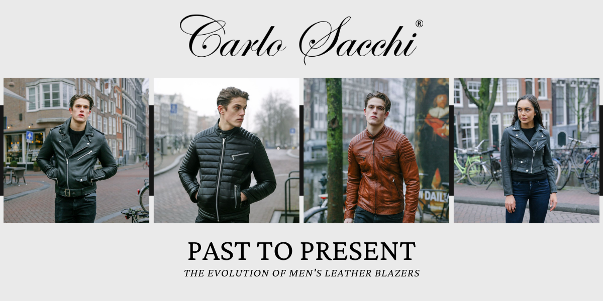Men's Leather Blazers
