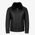 Men's shearling lammy coat black Uk