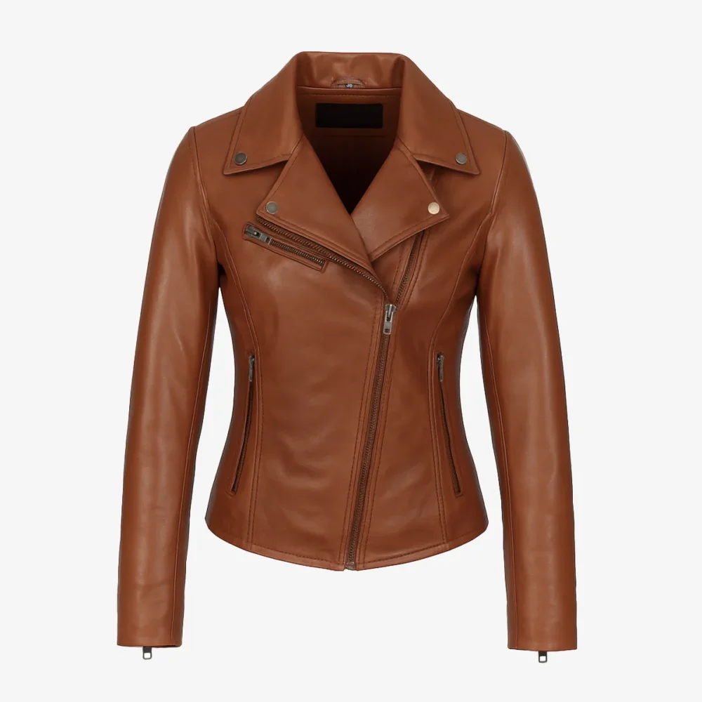 Ladies biker jacket brandy Perfecto in