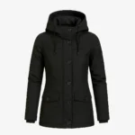 Womens winter down jacket black Cgi