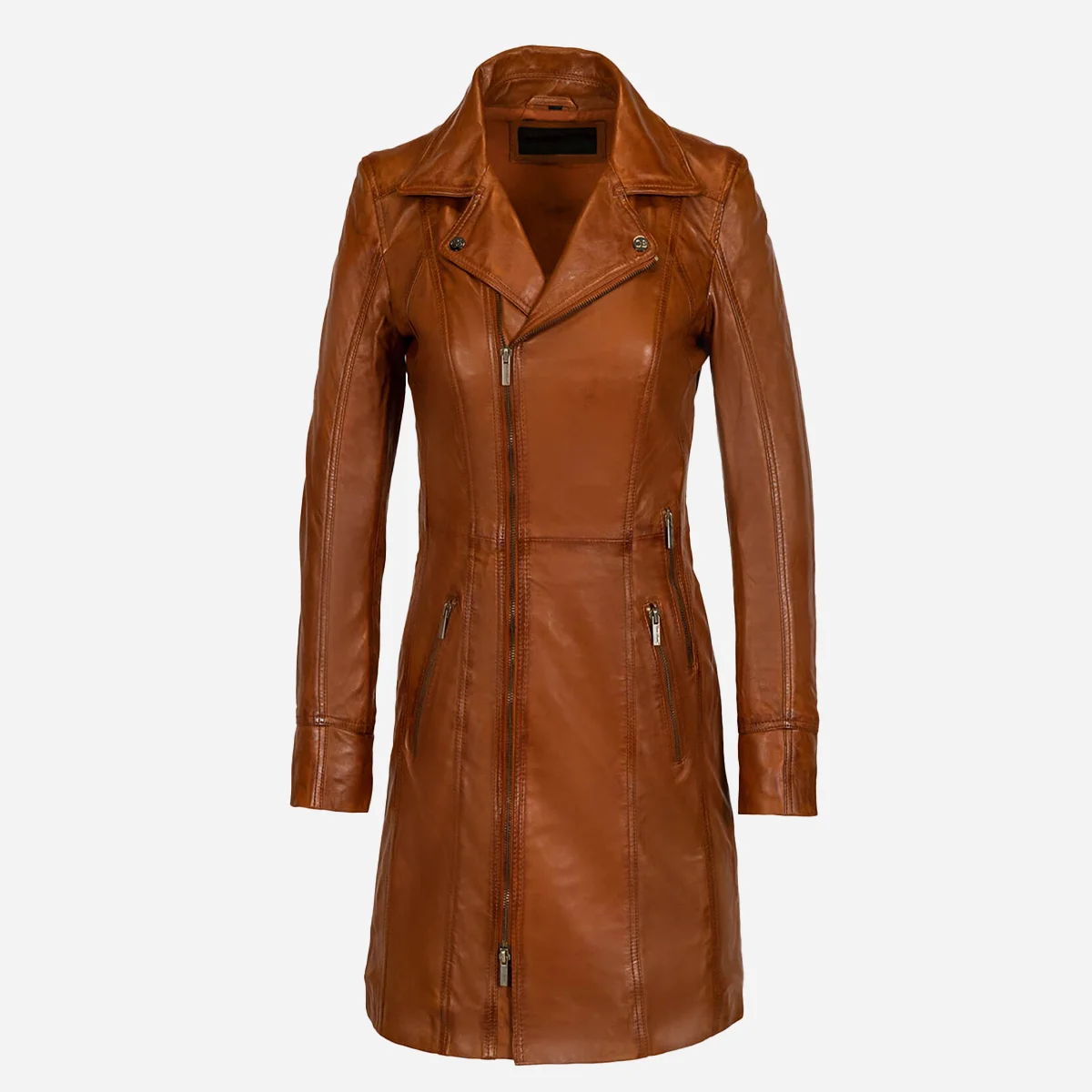 Ladycoat by Carlo Sacchi – Cognac