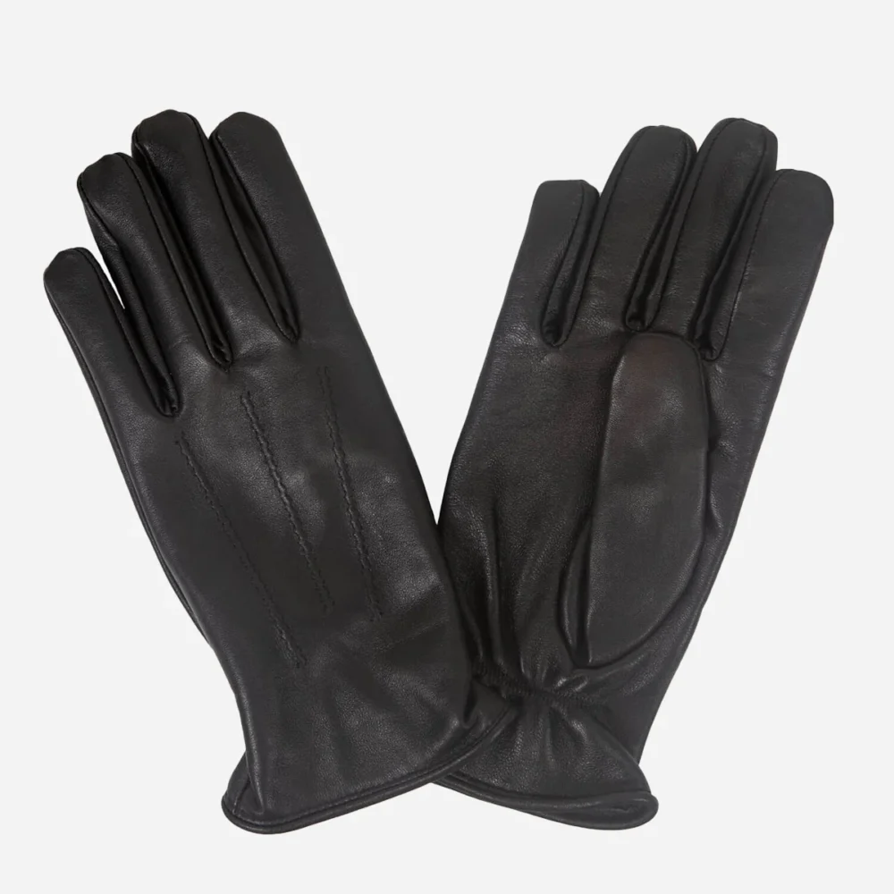 Men's sheep leather black Gloves