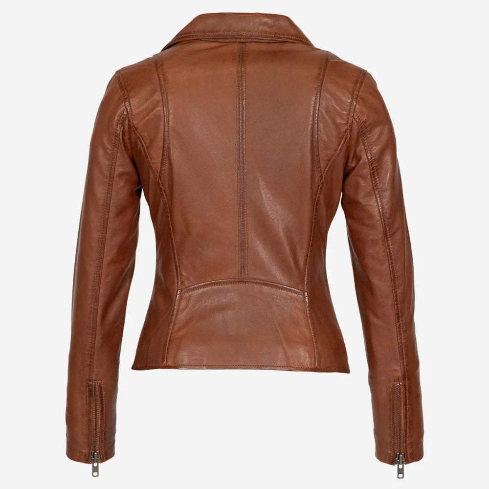 Ladies biker jacket brandy Perfecto in