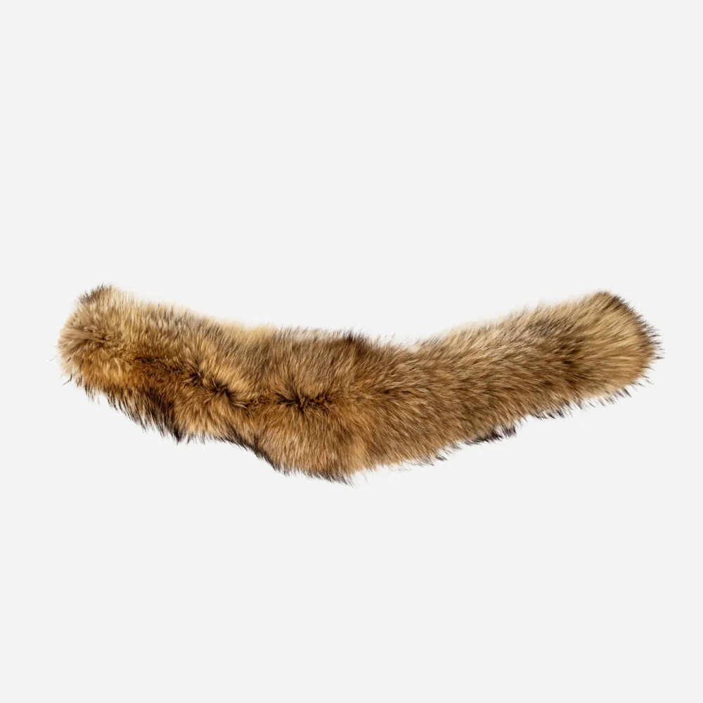 Real fur collar XXL natural