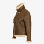 Women's shearling lammy coat hazelnut Jacky