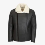 Men's shearling lammy coat black Perfecto