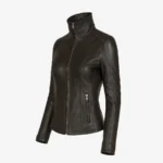 Women's leather jacket black 9938 A
