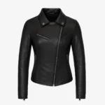 Ladies biker jacket black Perfecto in