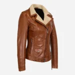 Ladies winter biker jacket brandy Perfecto 9905