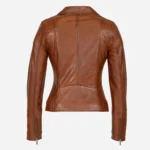 Ladies biker jacket brandy Classic perfecto