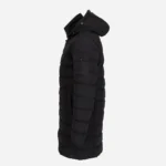 Mens long winter puffer jacket black Nick