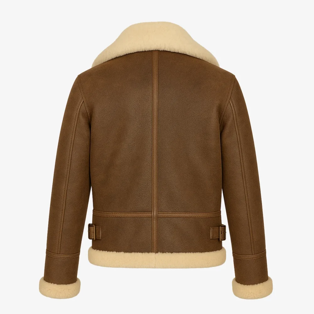 Women's shearling lammy coat hazelnut Jacky
