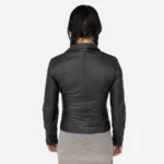 Ladies leather biker jacket black classic Perfecto