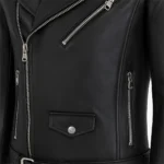 Mens leather biker jas perfecto black 9915