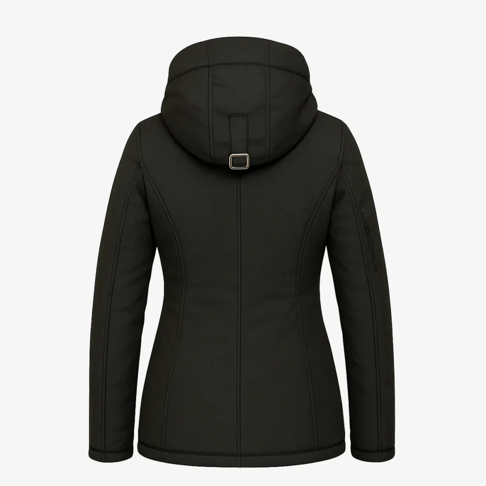Womens winter down jacket black Cgi