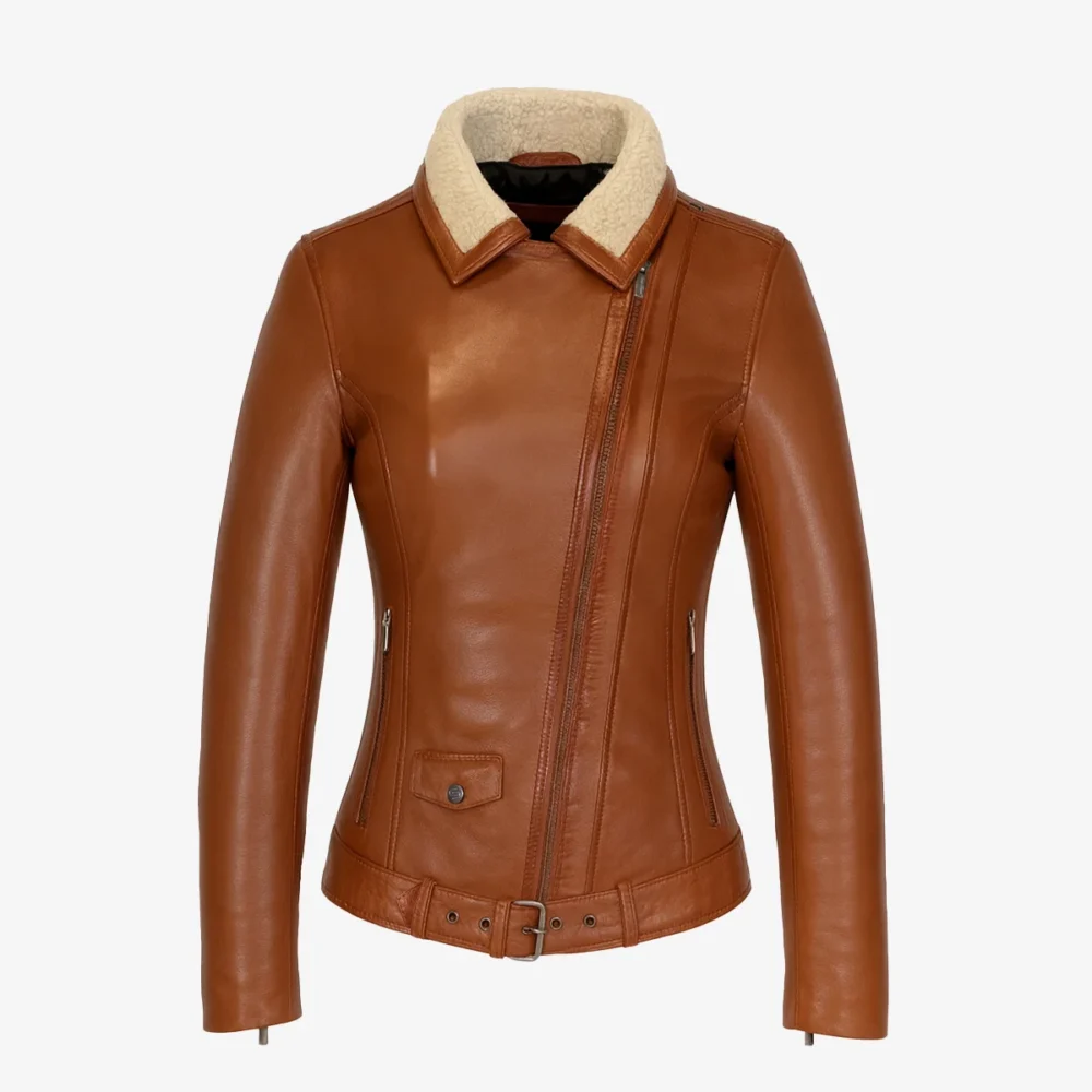 Ladies winter biker jacket brandy Perfecto 9905