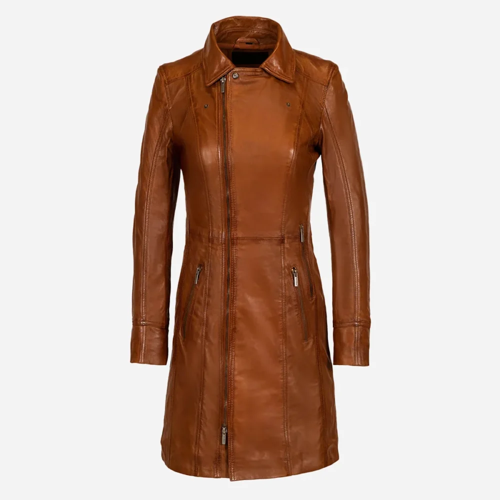 Ladycoat by Carlo Sacchi – Cognac