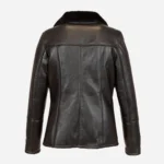 Women's shearling lammy coat black Perfecto