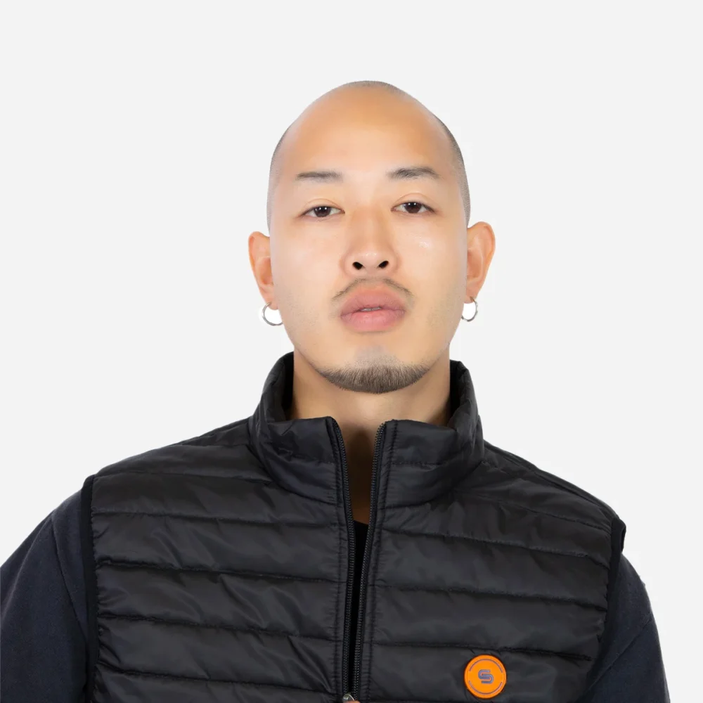 Men's lightweight Bodywarmer black