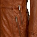 Dames lange leren jas brandy Lady coat (Copy)