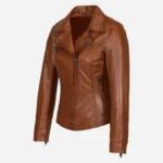 Ladies biker jacket brandy Perfecto in
