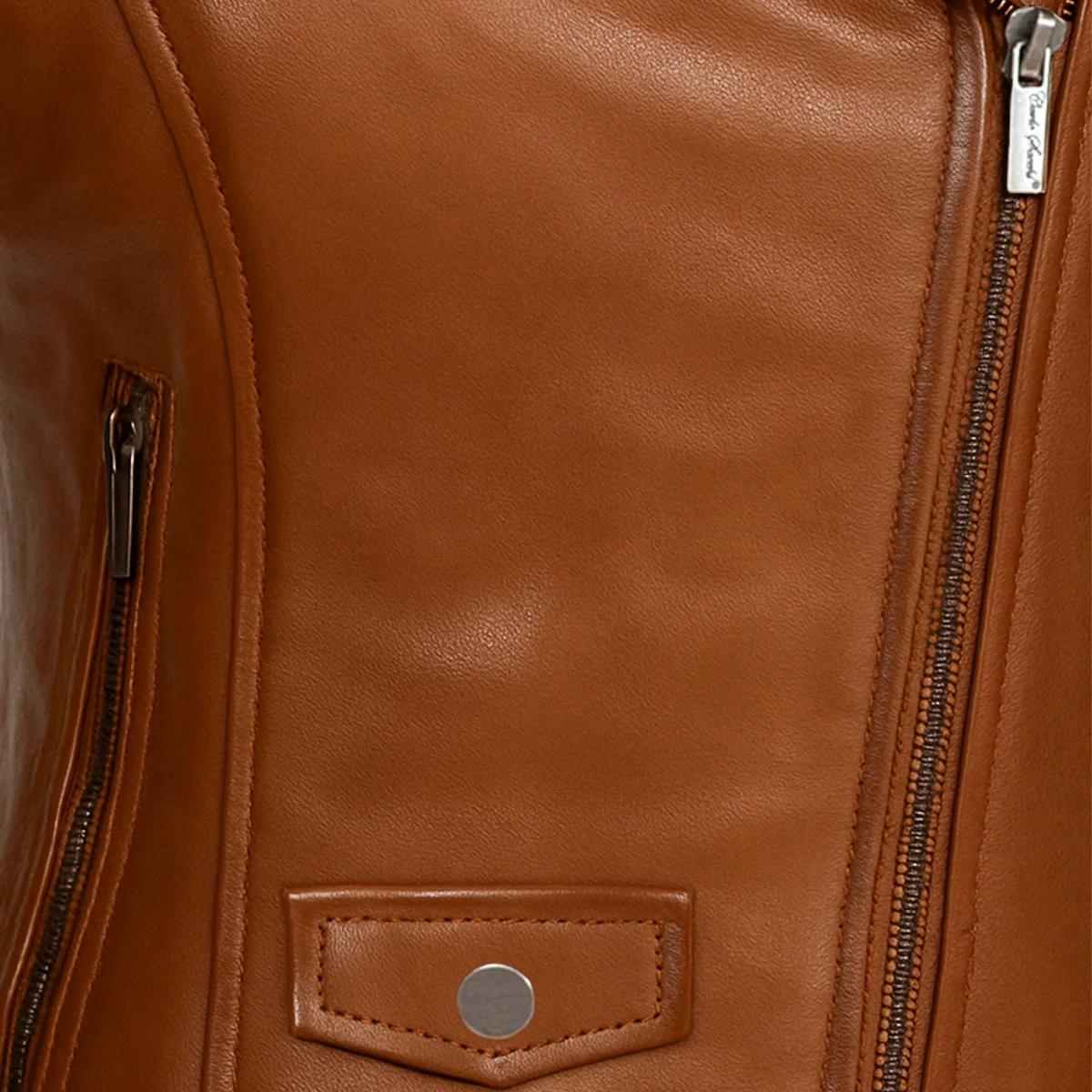 Ladies biker jacket brandy Classic perfecto - Image 4