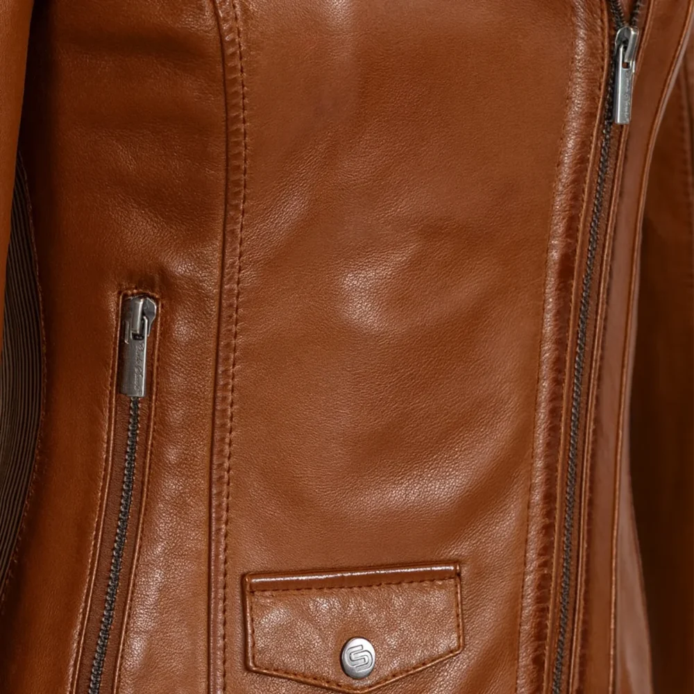 Ladies winter biker jacket brandy Perfecto 9905