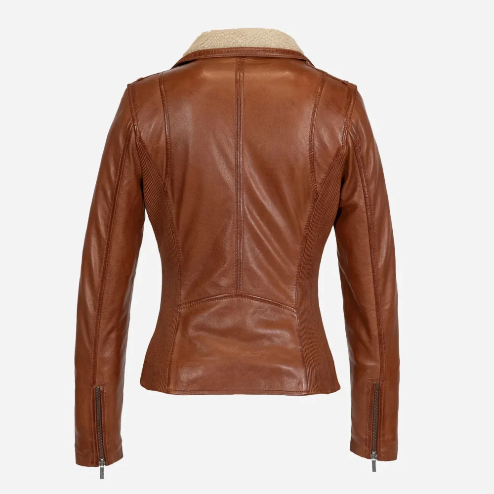Ladies winter biker jacket brandy Perfecto 9905