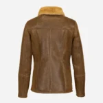 Women's shearling lammy coat light brown Perfecto