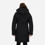 Womens winter jacket long puffer black