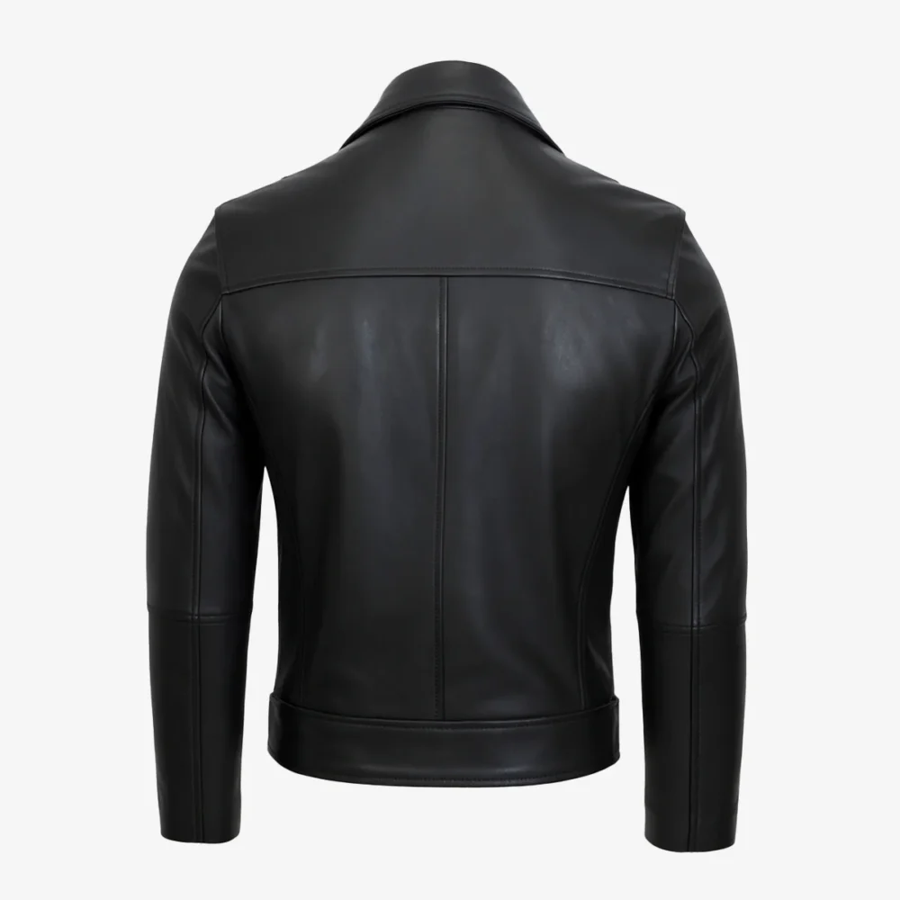 Mens leather biker jas perfecto black 9915