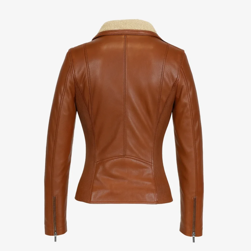 Ladies winter biker jacket brandy Perfecto 9905