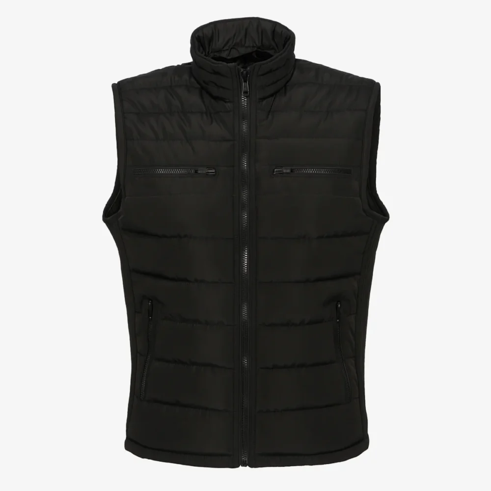 Mens fabric black Bodywarmer