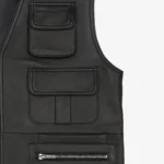 Carlo Sacchi fishermans gilet black