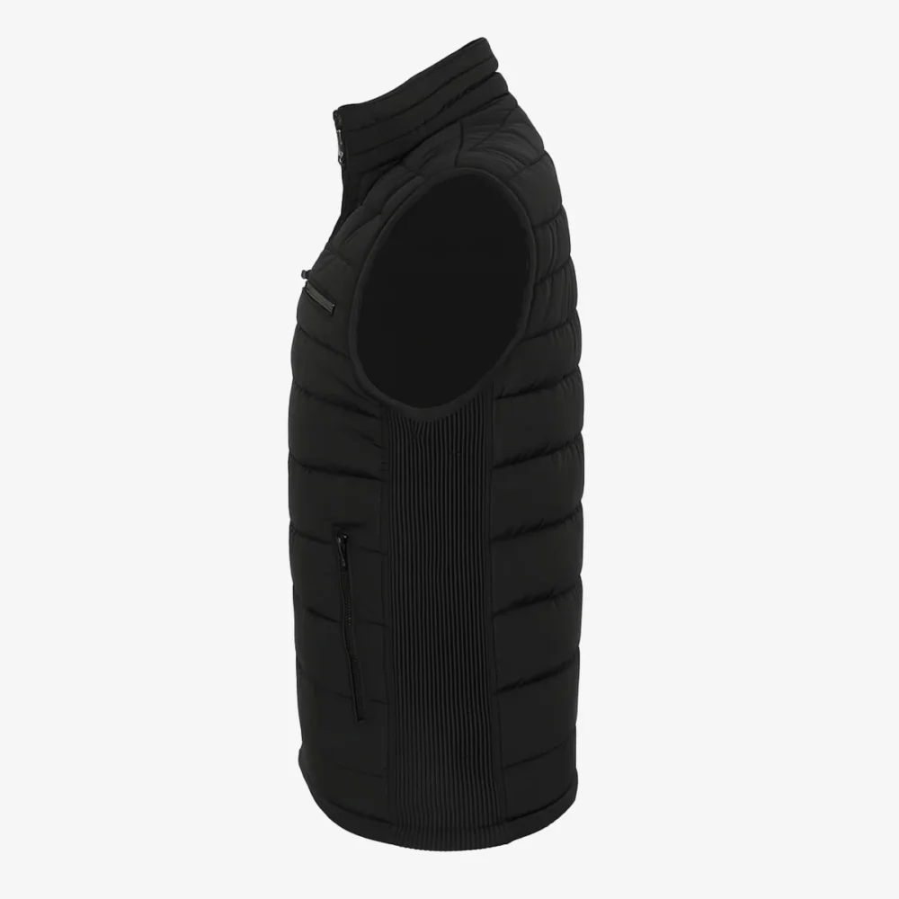 Mens fabric black Bodywarmer