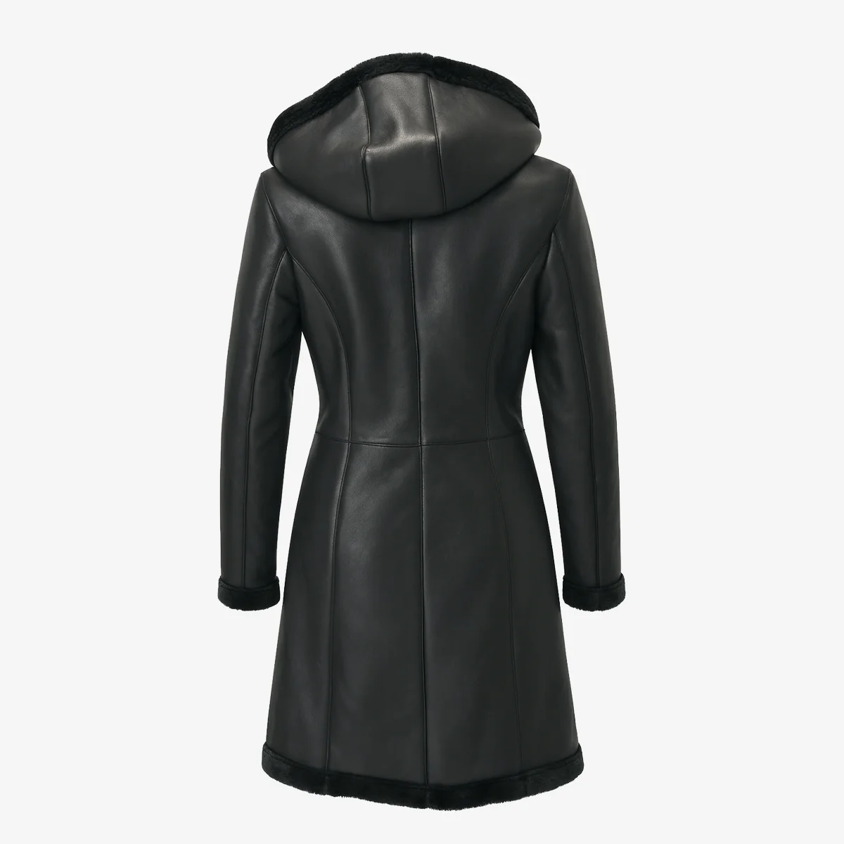 Women’s winter coat lambskin sherpa lining Carlo Sacchi - Image 3