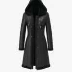 Women’s winter coat lambskin sherpa lining Carlo Sacchi