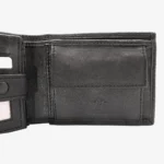 Carlo Sacchi men's leather wallet black