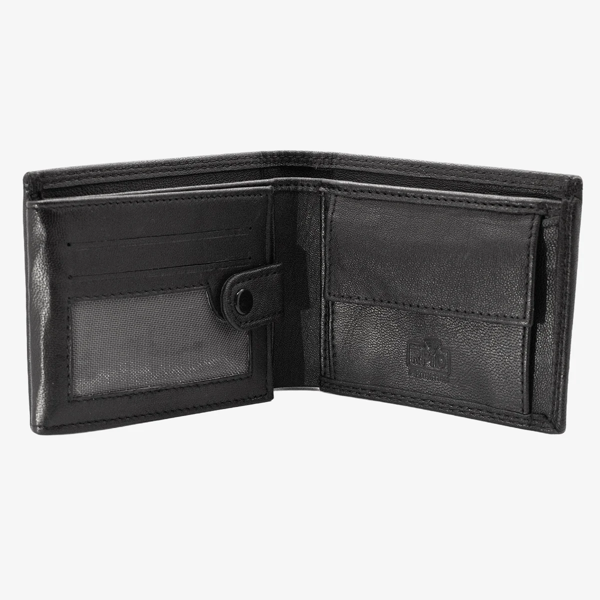 Carlo Sacchi men's leather wallet black - Image 4