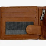 Carlo Sacchi men's leather wallet cognac