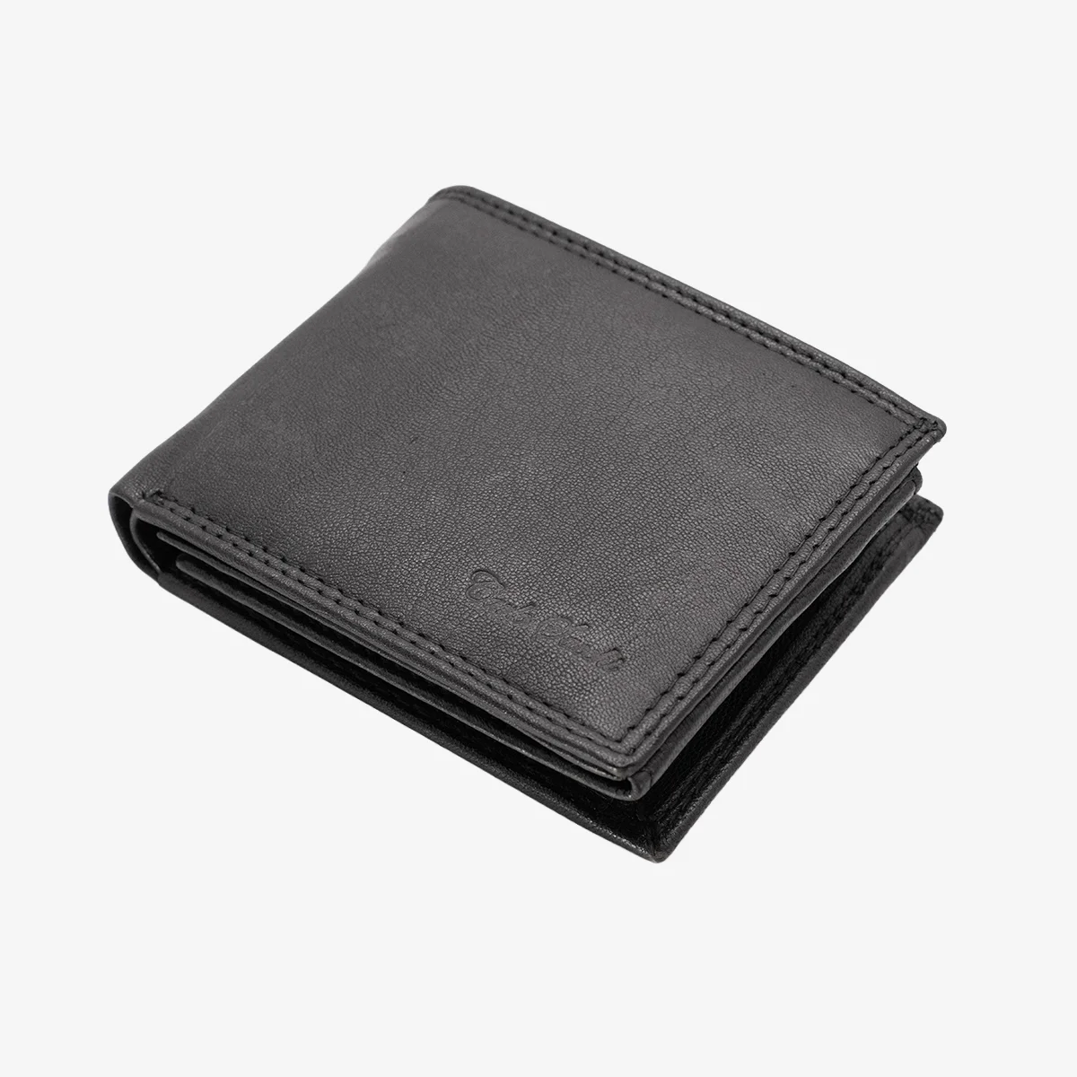 Carlo Sacchi men's leather wallet black - Image 3