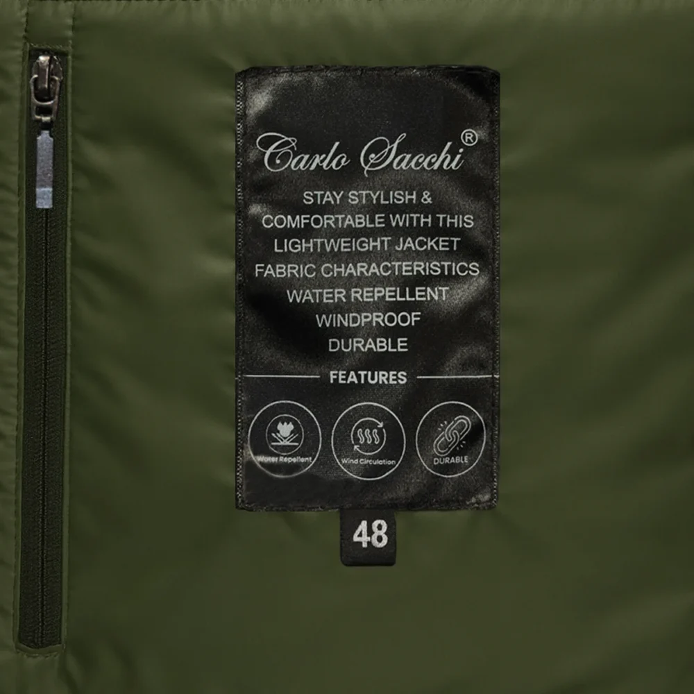 Carlo Sacchi Lightweight Performance Vest – Water Repellent green