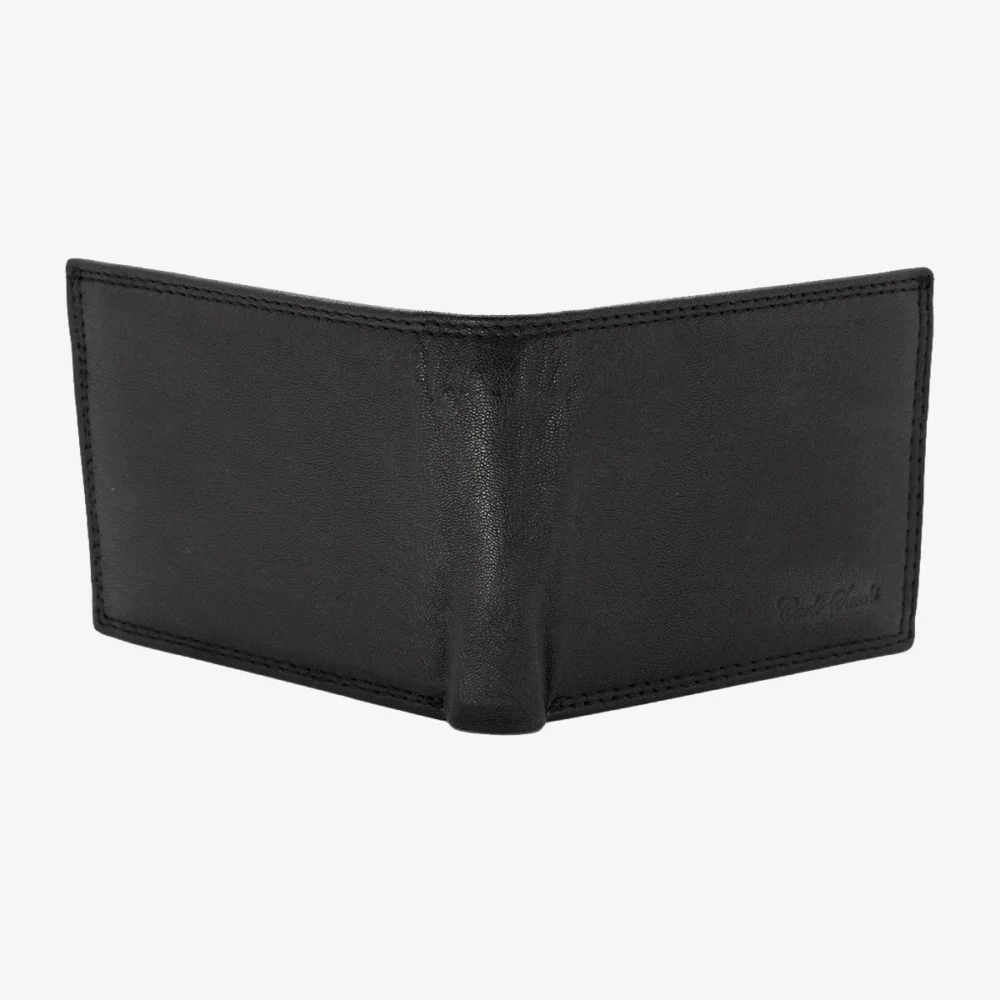 Carlo Sacchi men's leather wallet black