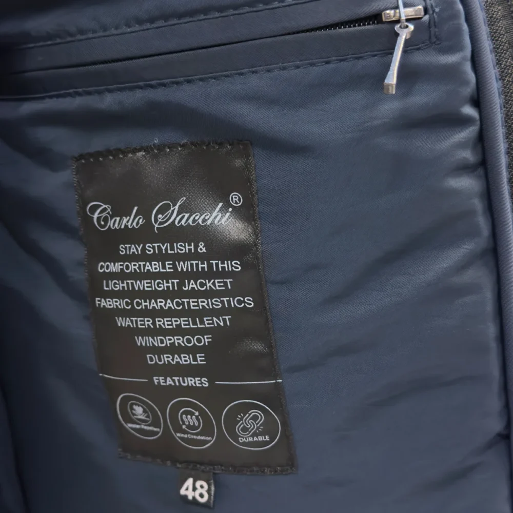 Carlo Sacchi Lightweight Performance Vest – Water Repellent blue