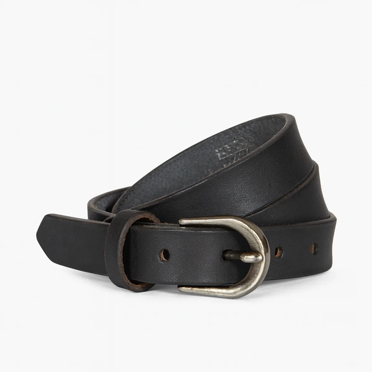 Men's hand waxed brandy Buffalo leather belt (40MM) - Image 15
