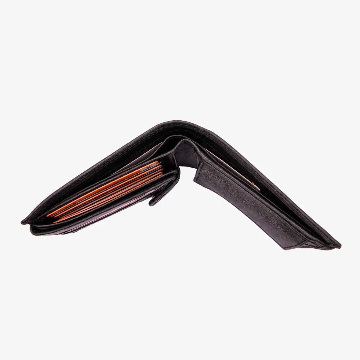 Carlo Sacchi men's leather wallet black - Image 11