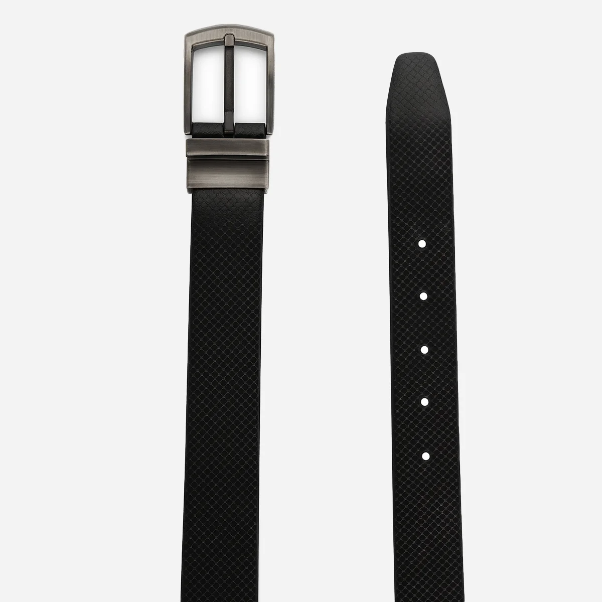 Reversible leather belt buffalo leather black/brown - Image 2