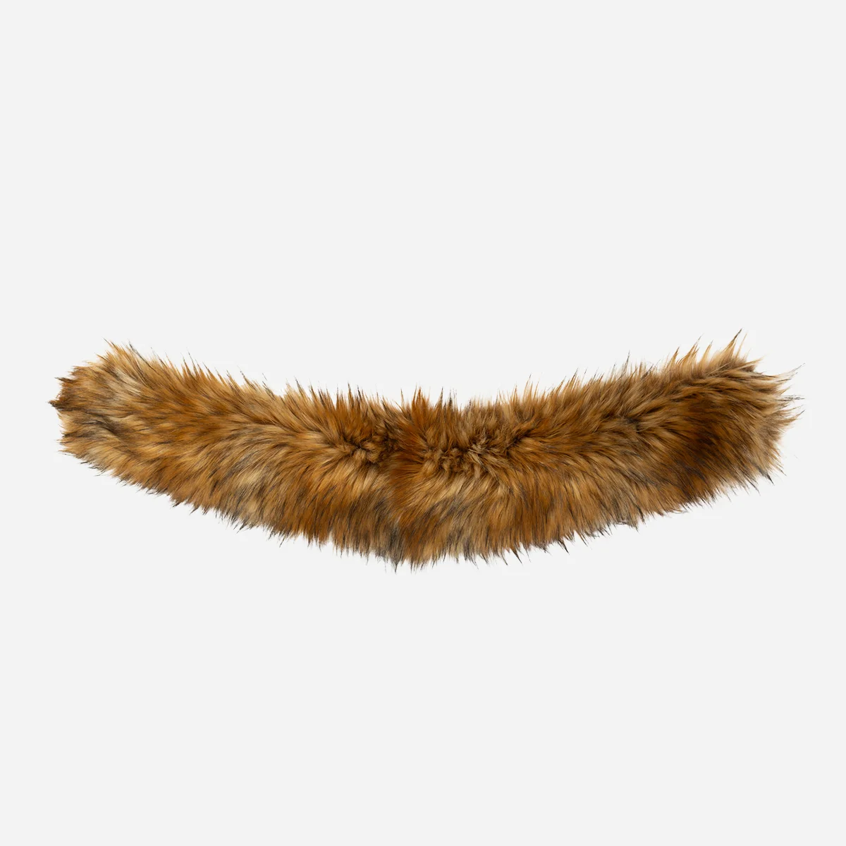 Imitation fur collar XXL light tan