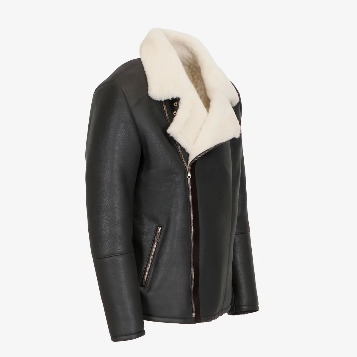 Men's shearling lammy coat black Perfecto - Image 2