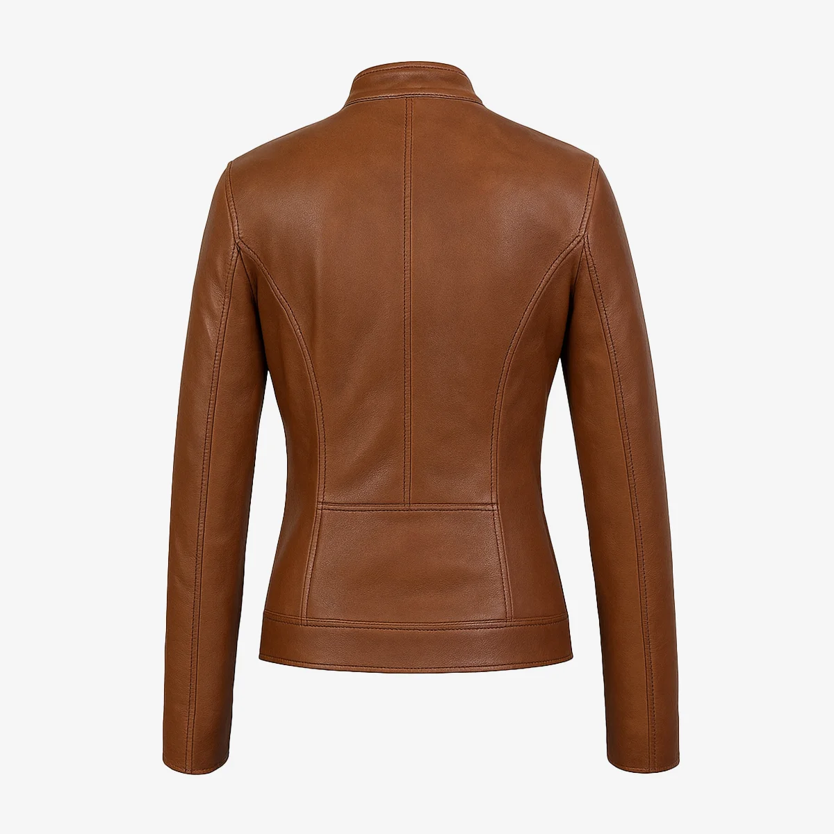 Womens leather jacket brandy Sonia K - Image 3